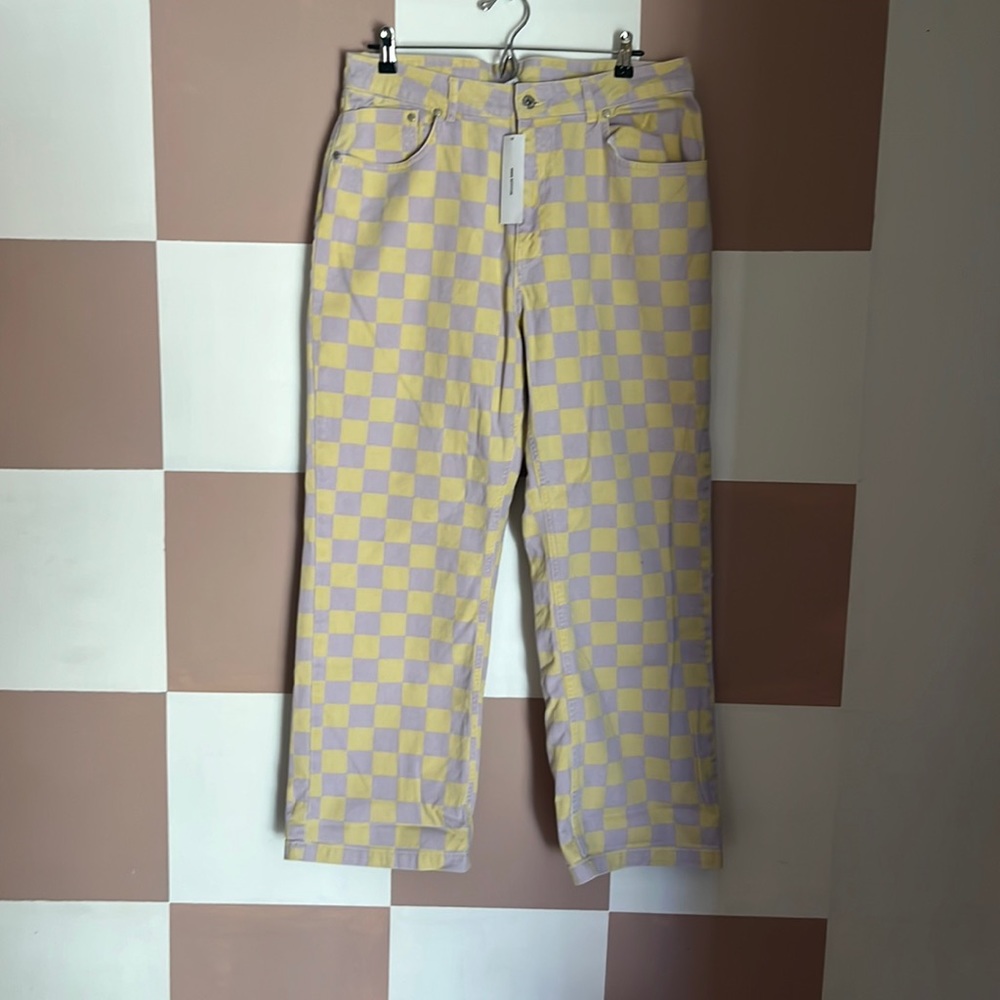 Ragged pre it’s checked jeans